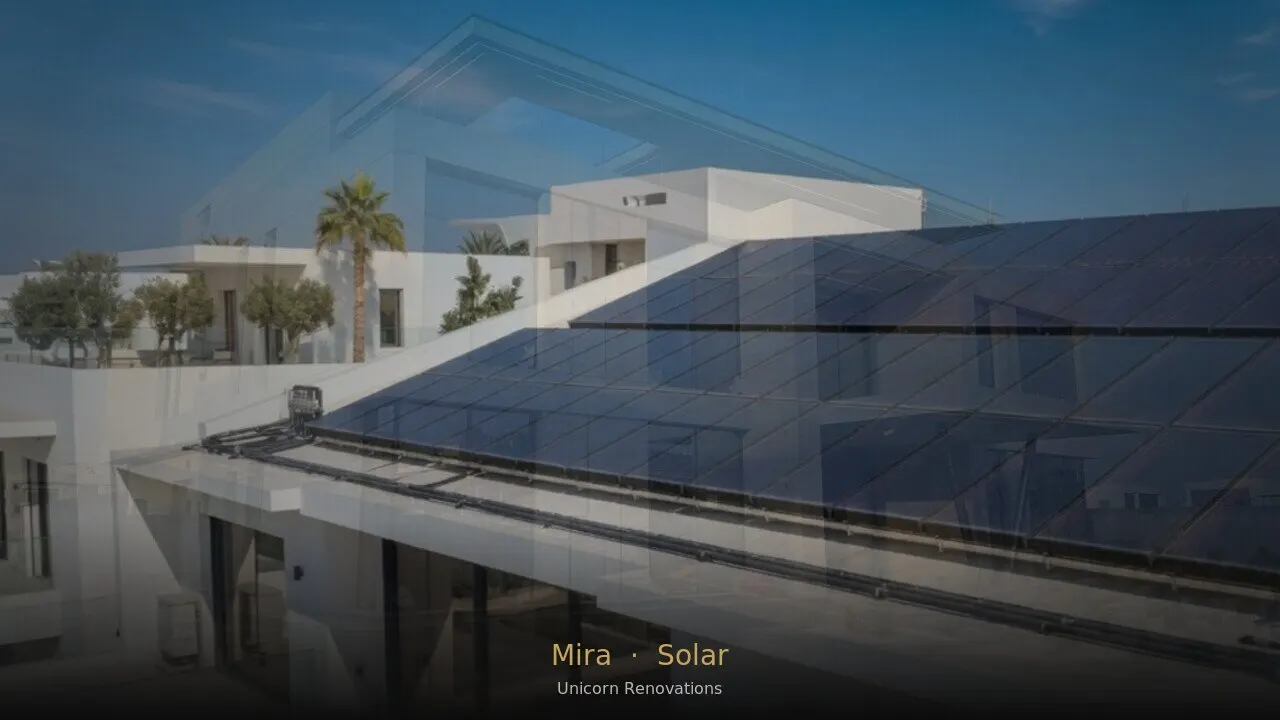 Solar Solutions in Mira — Unicorn Renovations