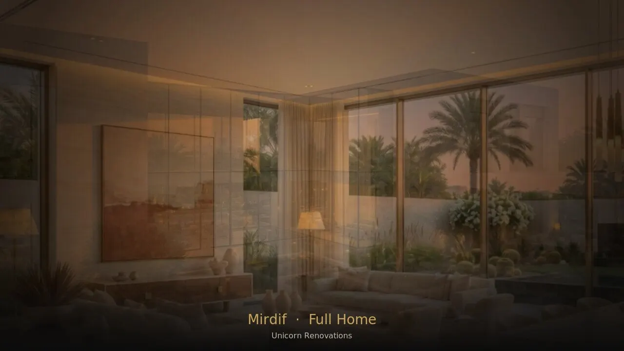 Full Home Renovation in Mirdif