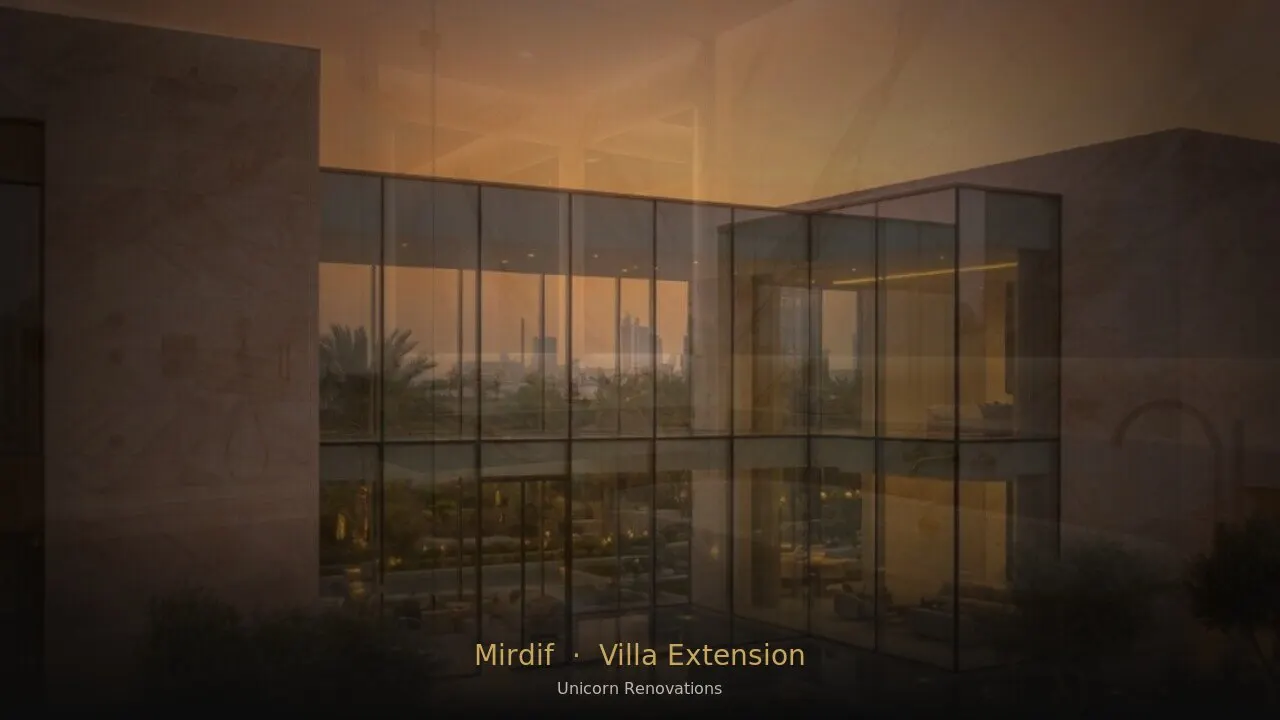 Villa Extension in Mirdif