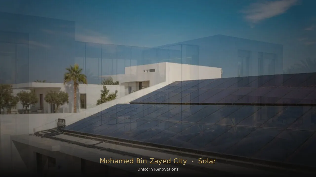 Solar Solutions in Mohamed Bin Zayed City
