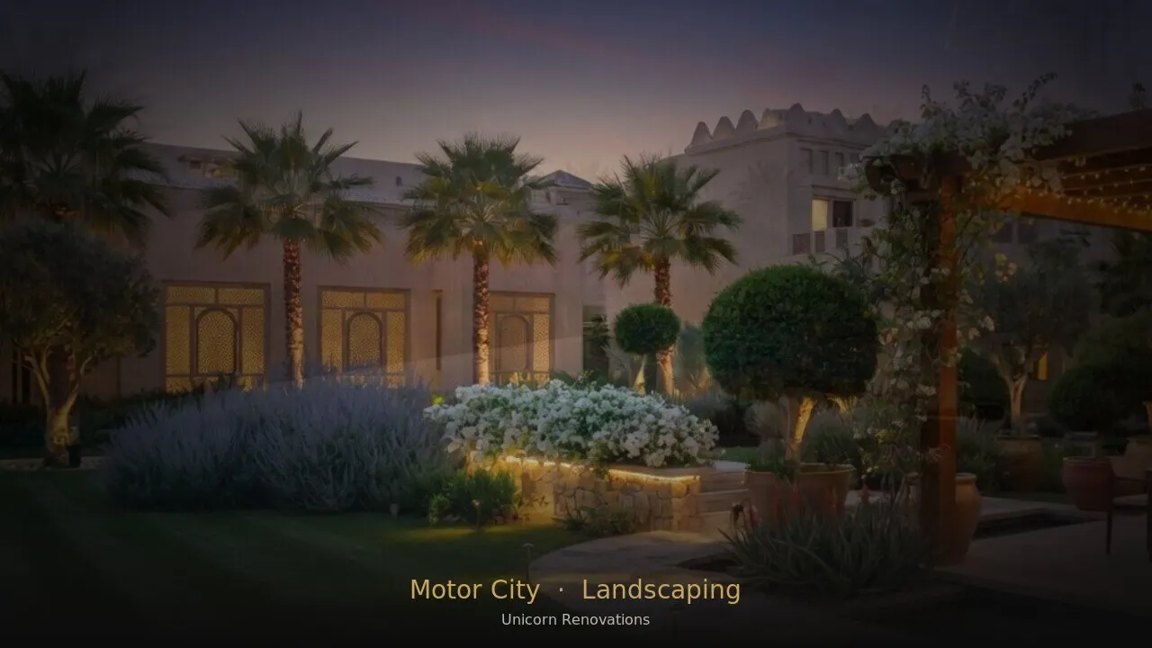 Landscaping in Motor City