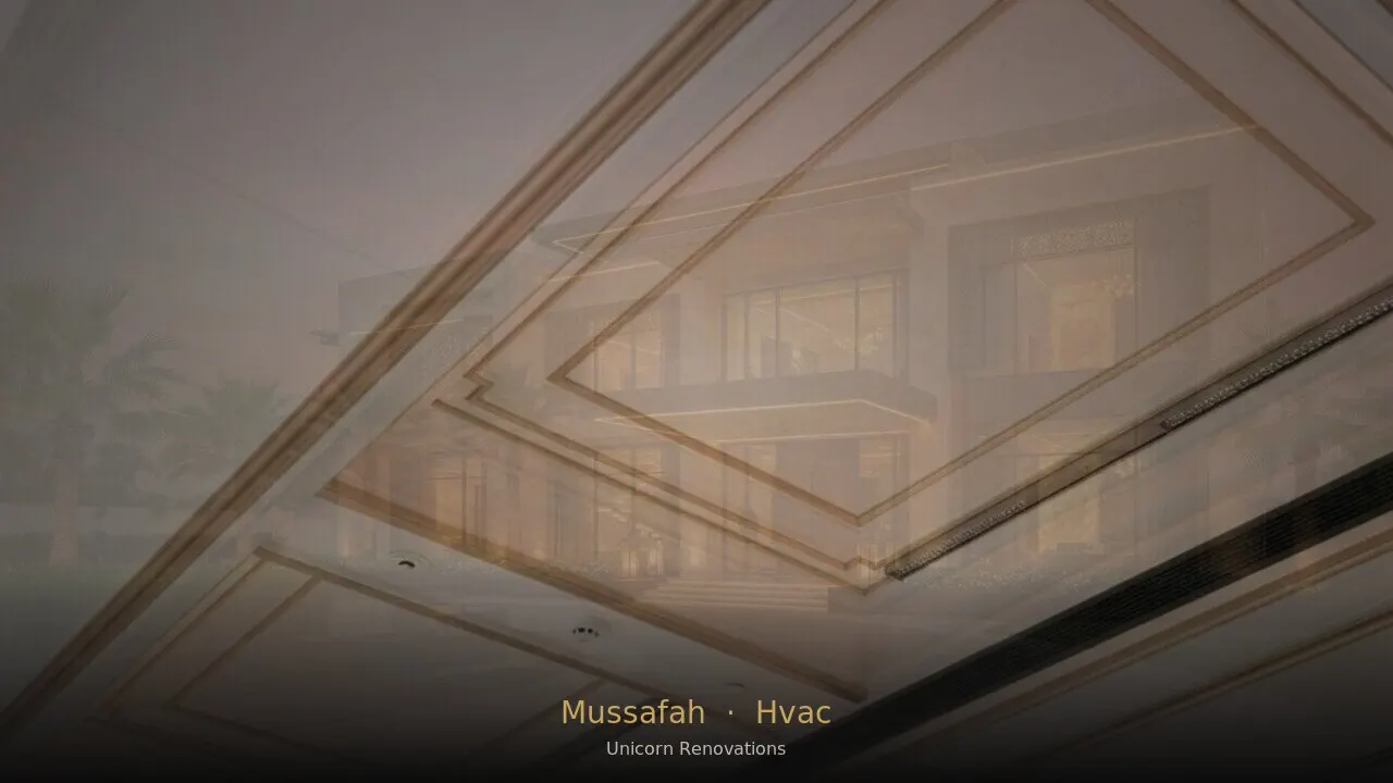 HVAC Installation in Mussafah — Unicorn Renovations