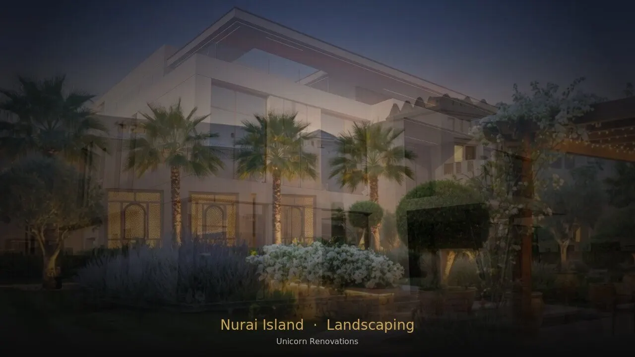 Landscaping in Nurai Island
