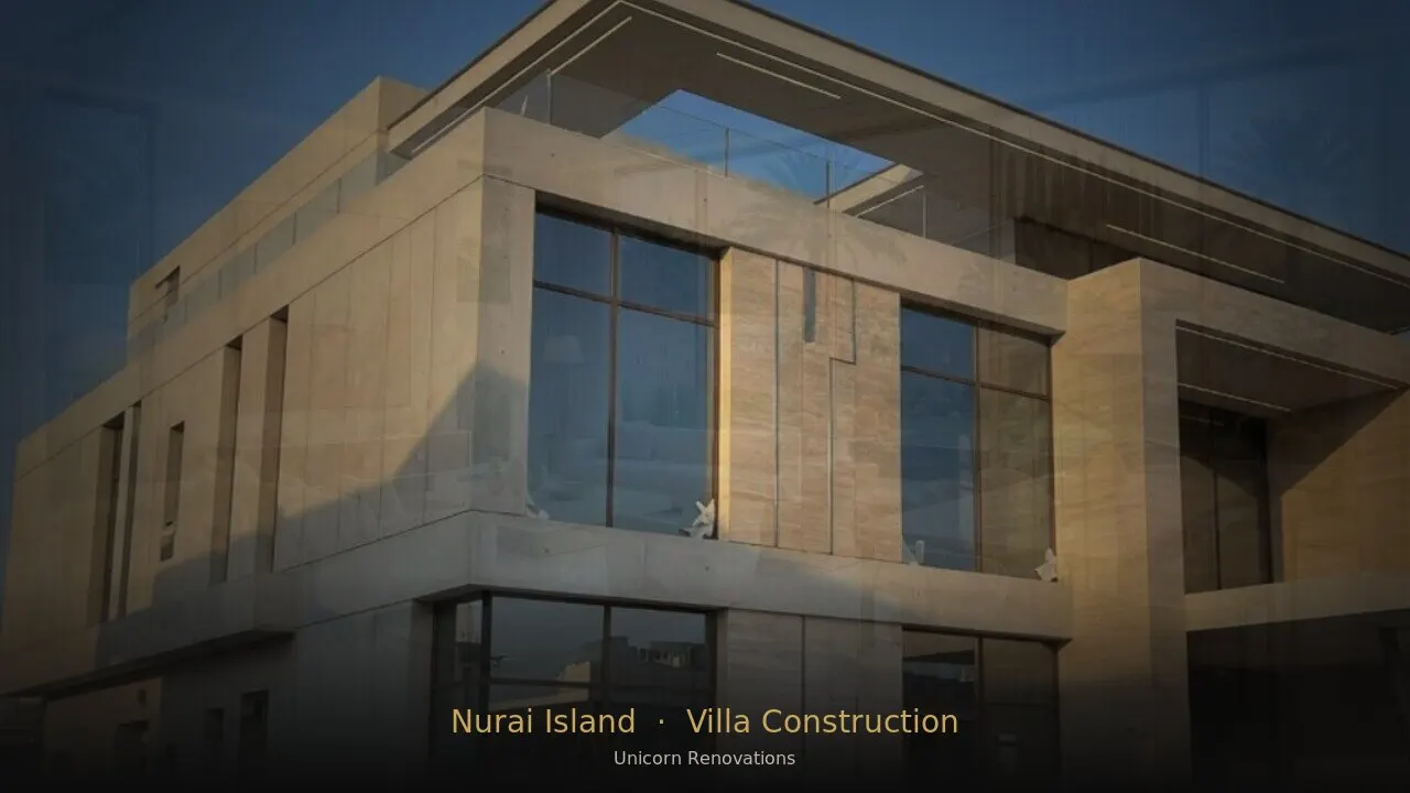 Villa Construction in Nurai Island