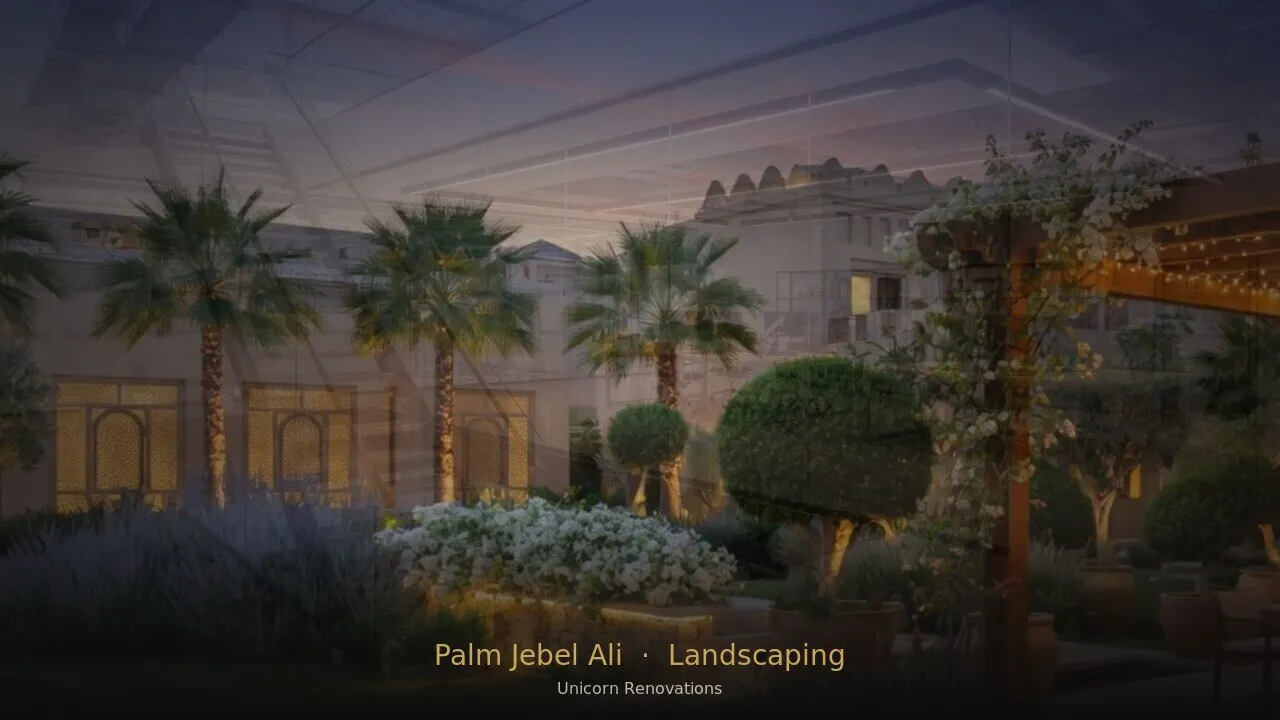 Landscaping in Palm Jebel Ali