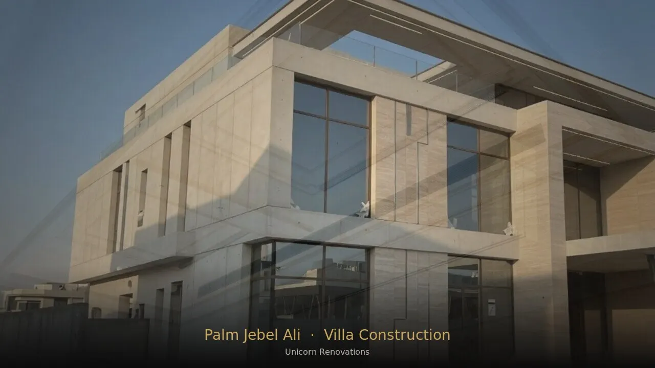 Villa Construction in Palm Jebel Ali