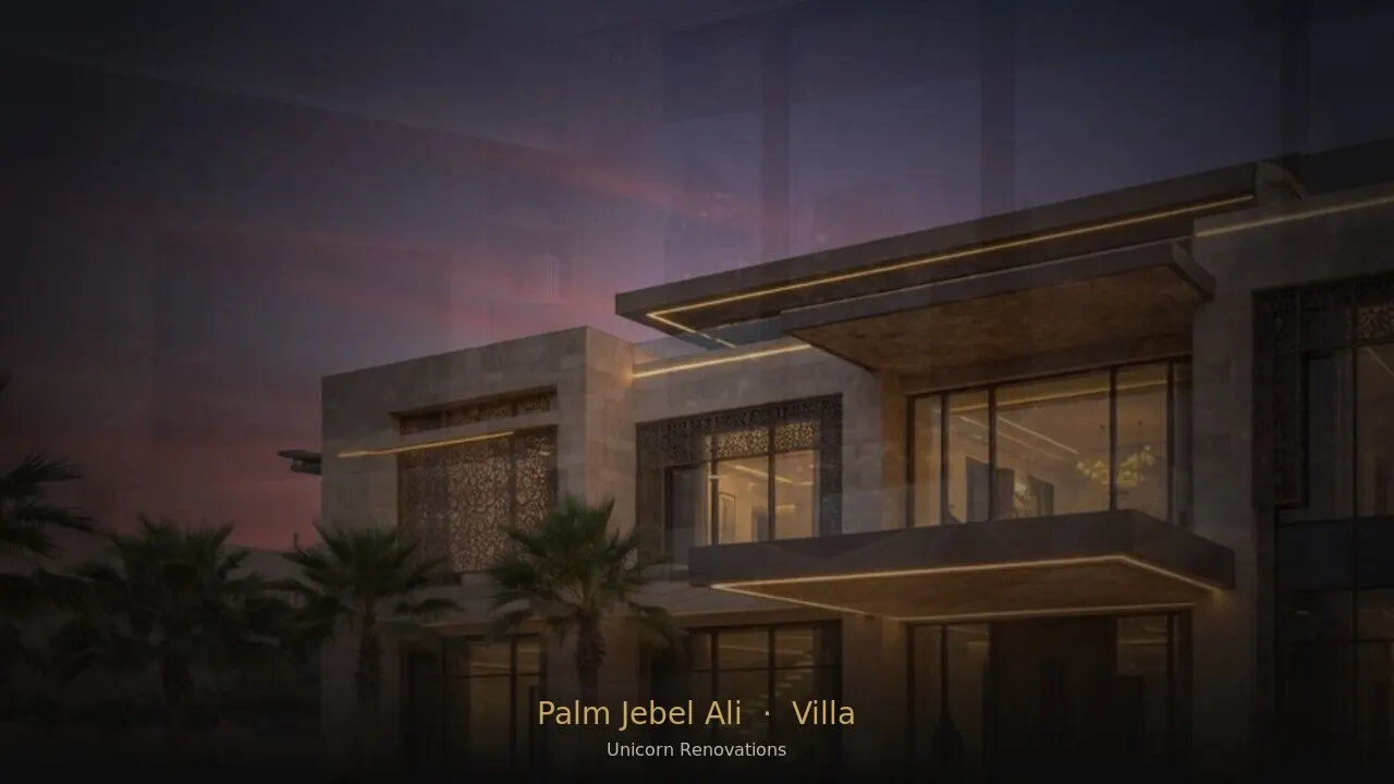 Villa Renovation in Palm Jebel Ali