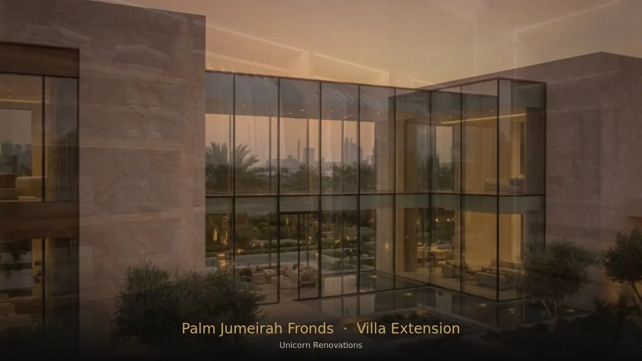 Villa Extension in Palm Jumeirah Fronds