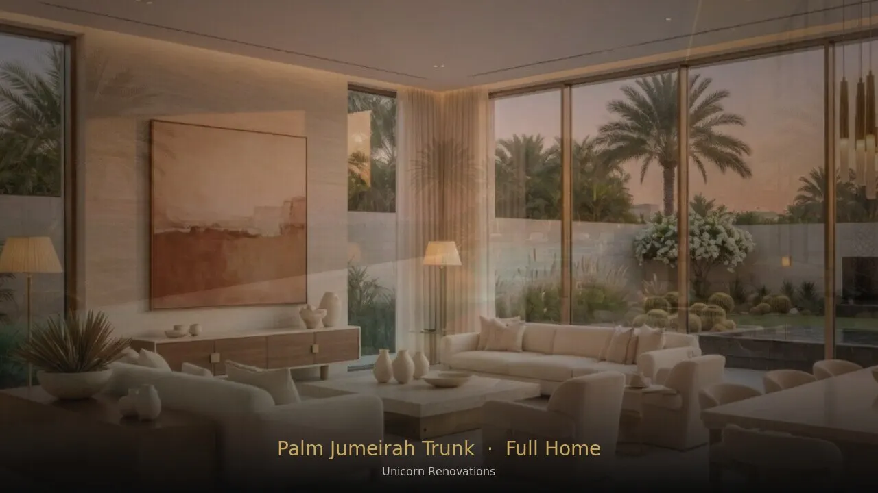 Full Home Renovation in Palm Jumeirah Trunk