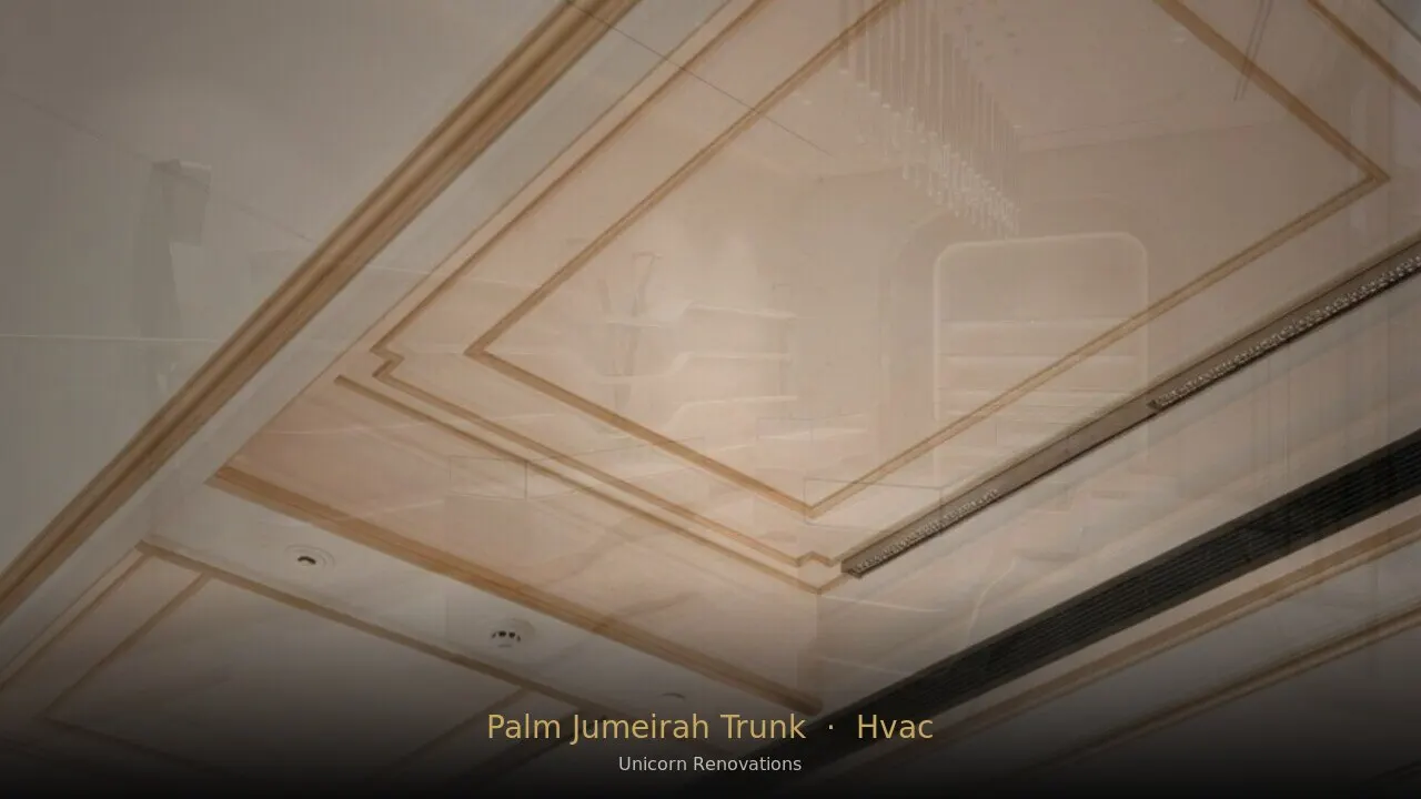 HVAC Installation in Palm Jumeirah Trunk