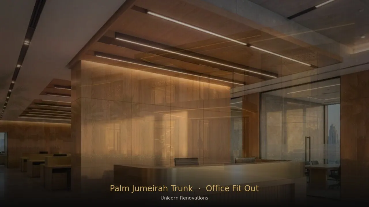 Office Fit-Out in Palm Jumeirah Trunk