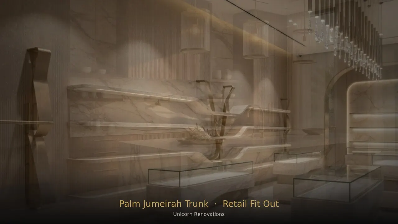Retail Fit-Out in Palm Jumeirah Trunk — Unicorn Renovations