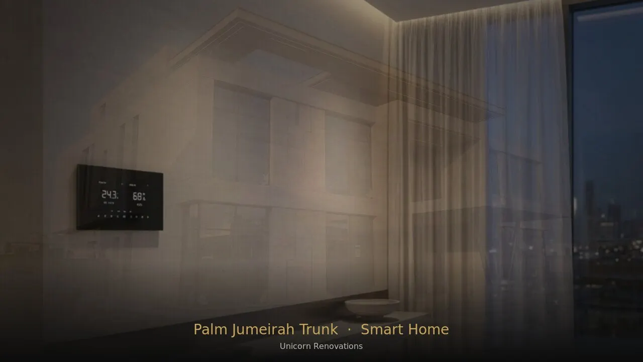 Smart Home in Palm Jumeirah Trunk — Unicorn Renovations
