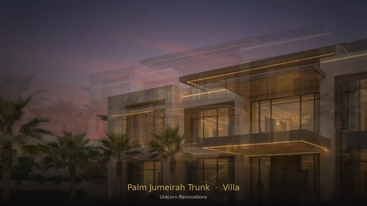 Villa Renovation in Palm Jumeirah Trunk