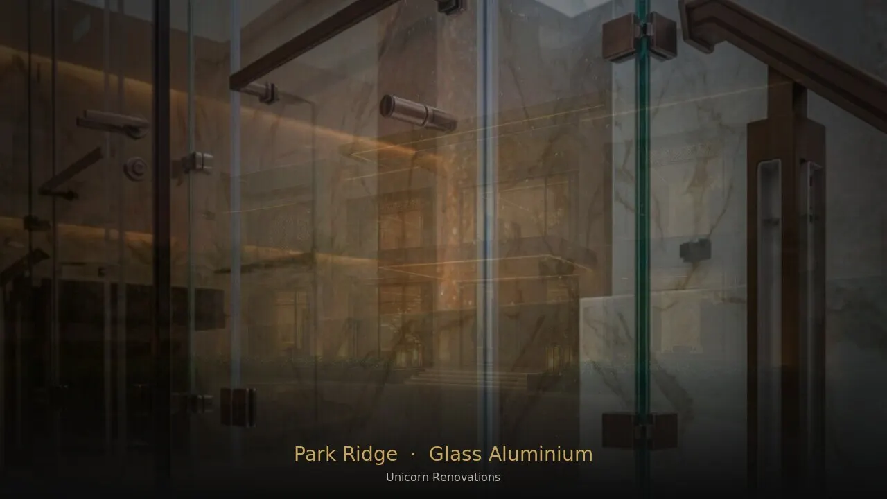 Glass & Aluminium Works in Park Ridge at Dubai Hills