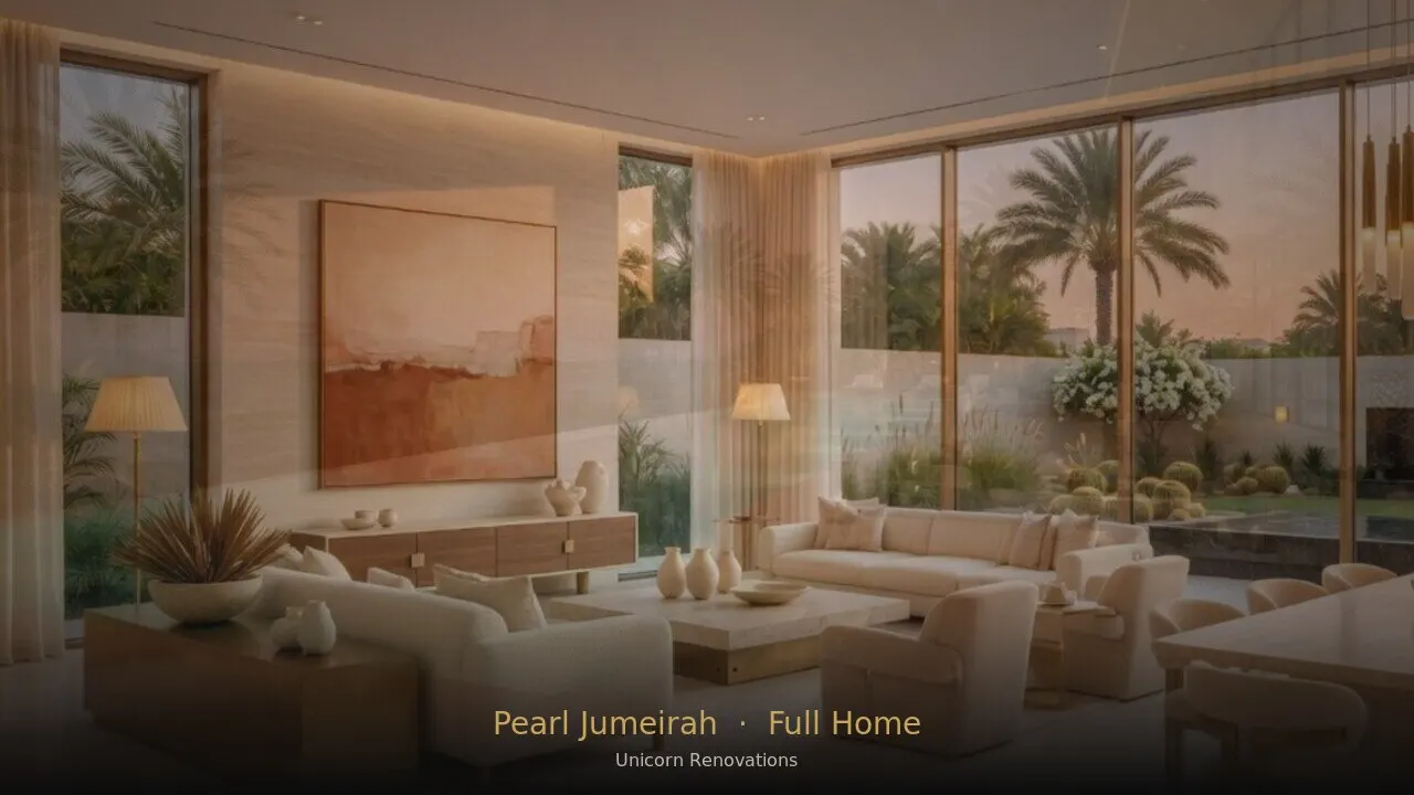 Full Home Renovation in Pearl Jumeirah