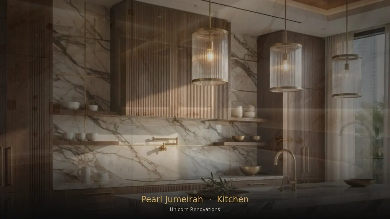 Kitchen Renovation in Pearl Jumeirah