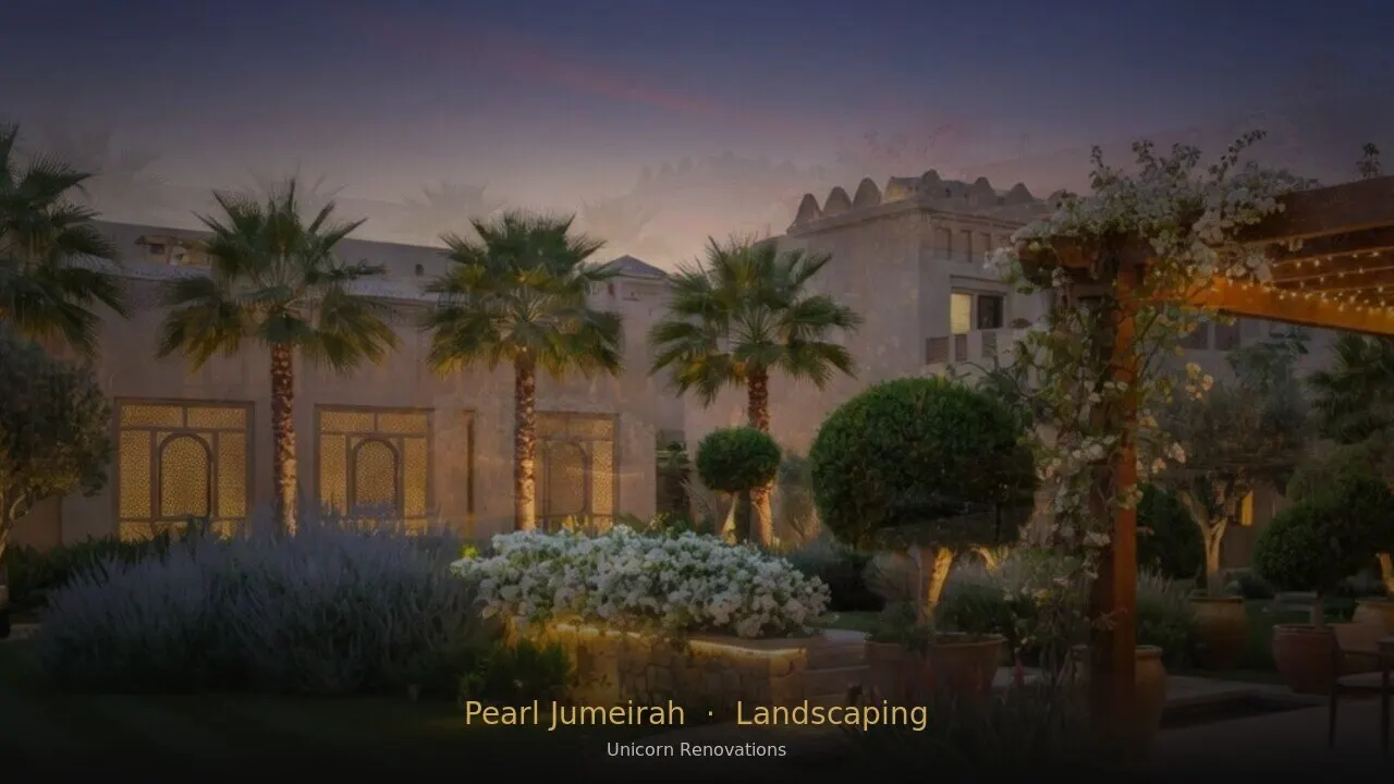 Landscaping in Pearl Jumeirah