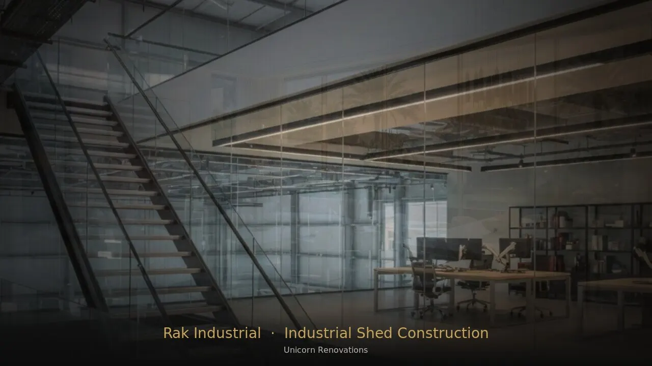 Industrial Shed Construction in RAK Industrial Areas
