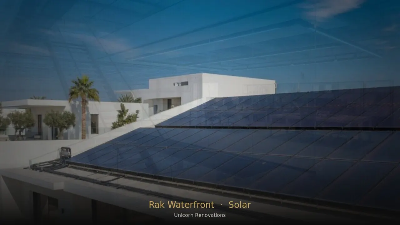 Solar Solutions in RAK Waterfront