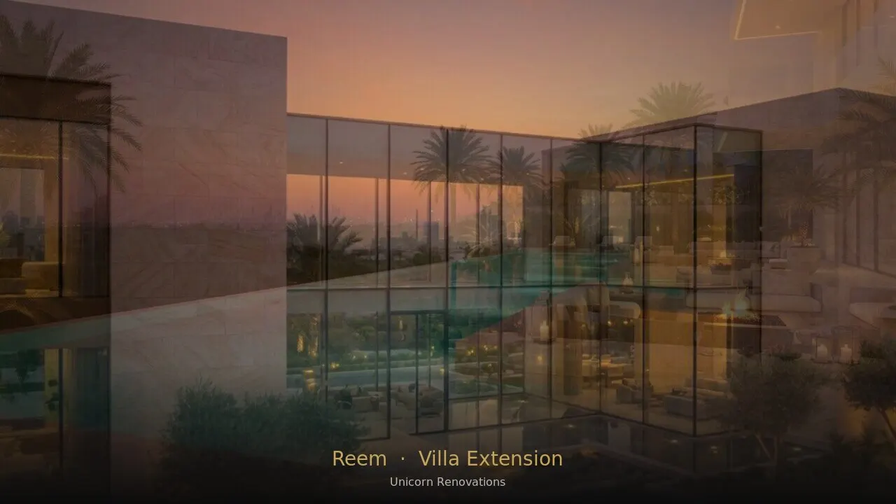 Villa Extension in Reem — Unicorn Renovations