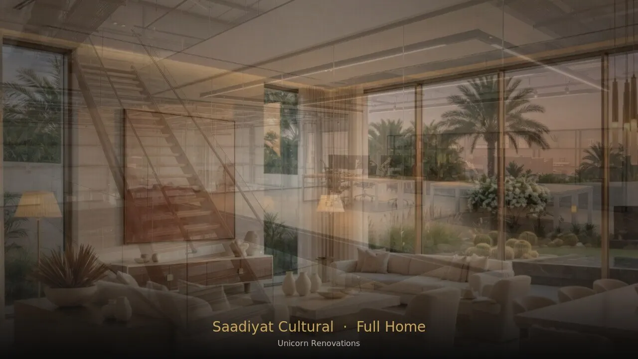 Full Home Renovation in Saadiyat Cultural District