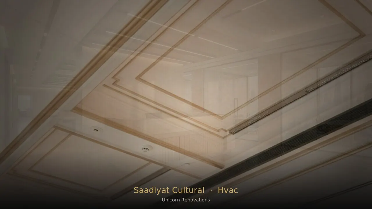 HVAC Installation in Saadiyat Cultural District