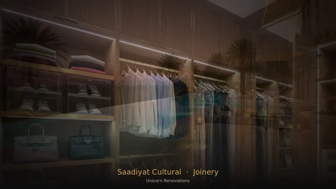 Joinery & Cabinetry in Saadiyat Cultural District