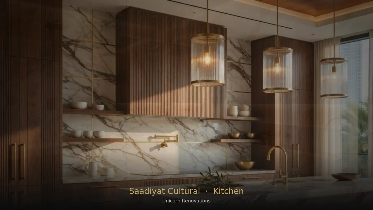 Kitchen Renovation in Saadiyat Cultural District