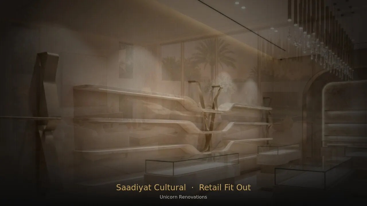 Retail Fit-Out in Saadiyat Cultural District