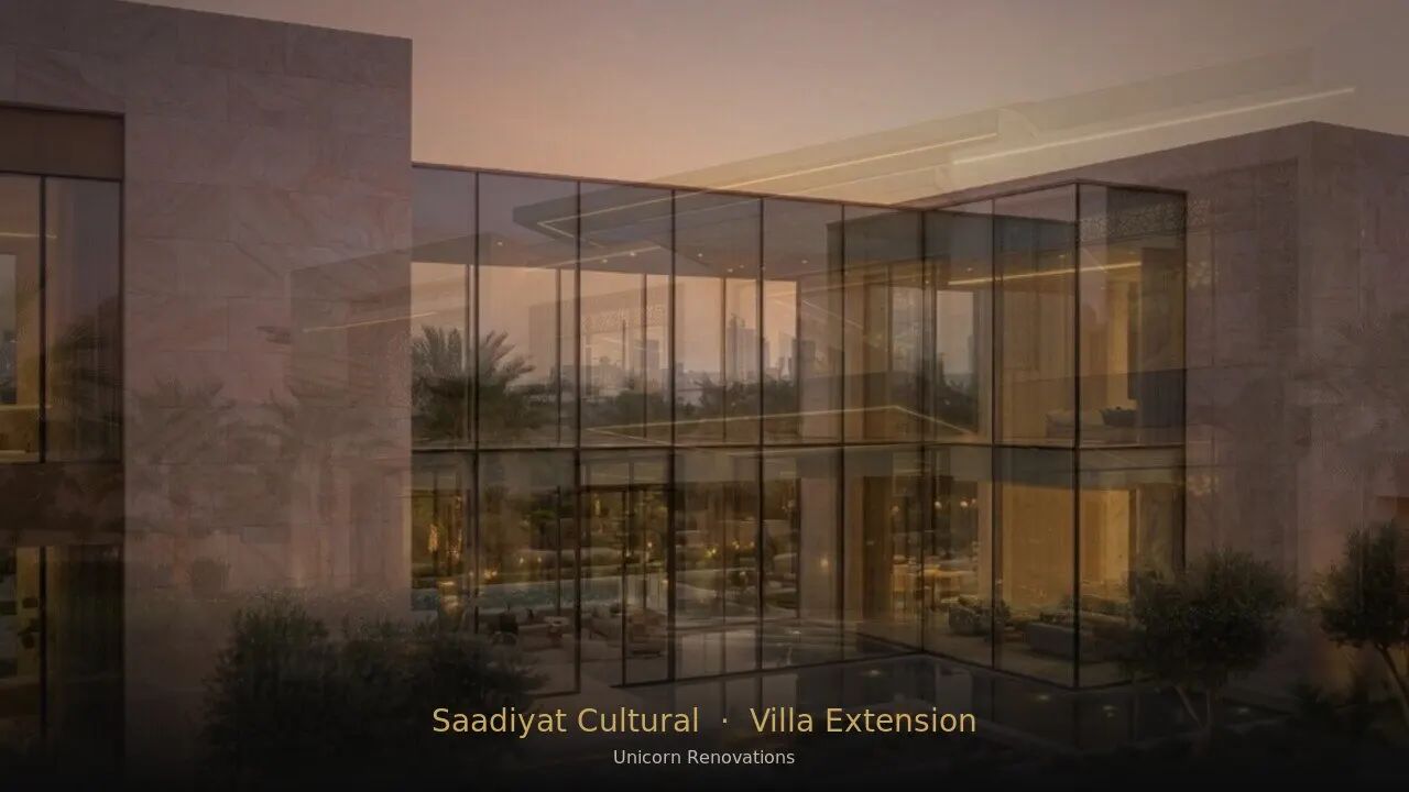 Villa Extension in Saadiyat Cultural District