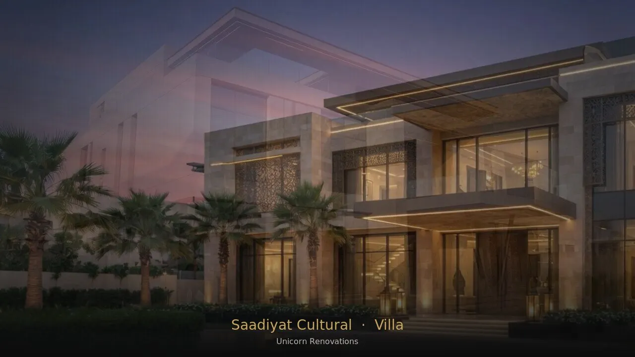 Villa Renovation in Saadiyat Cultural District