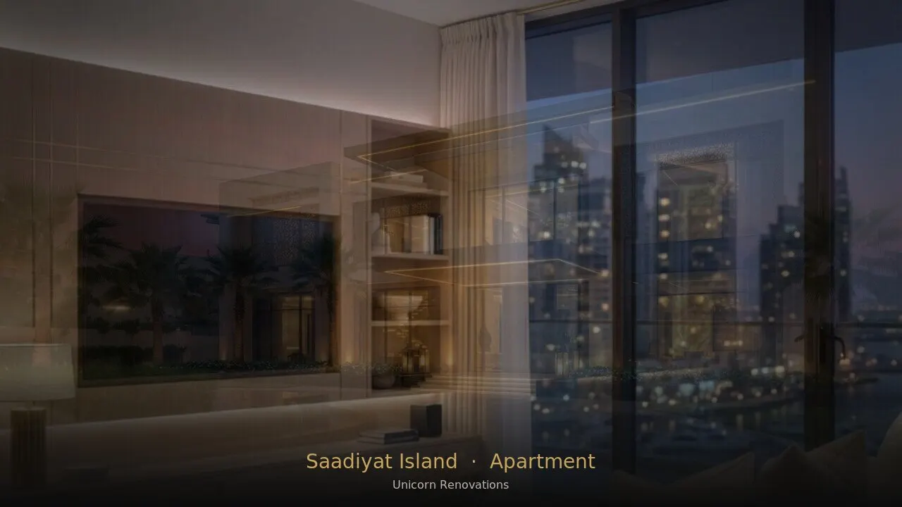 Apartment Renovation in Saadiyat Island