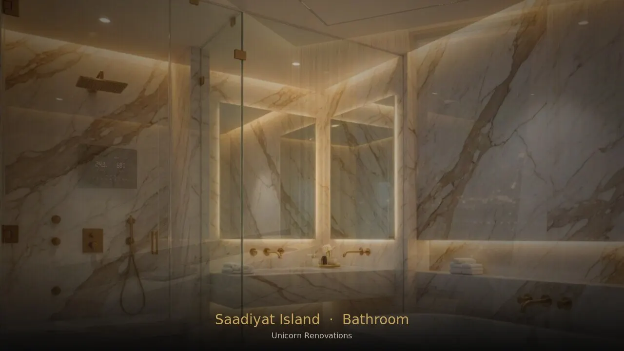 Bathroom Renovation in Saadiyat Island