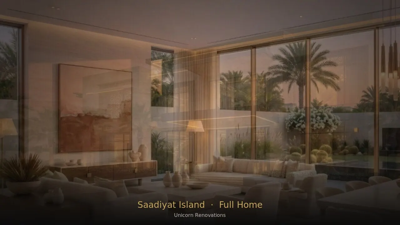 Full Home Renovation in Saadiyat Island