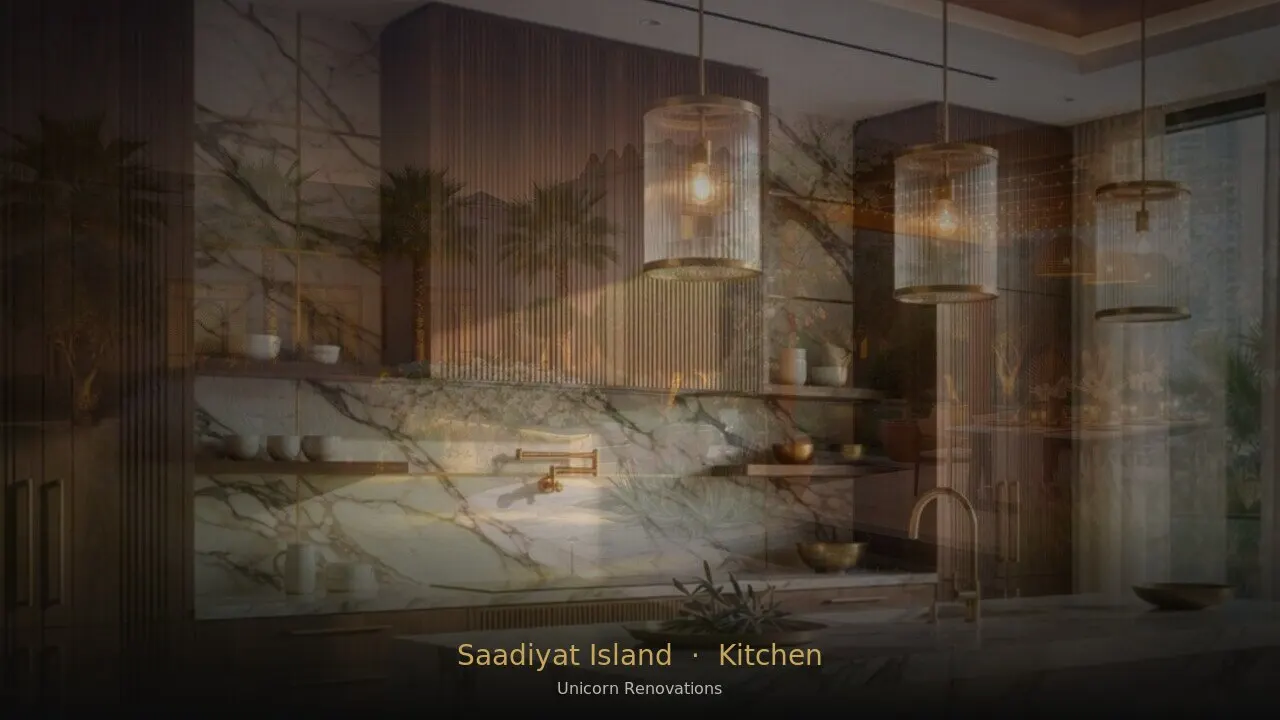 Kitchen Renovation in Saadiyat Island