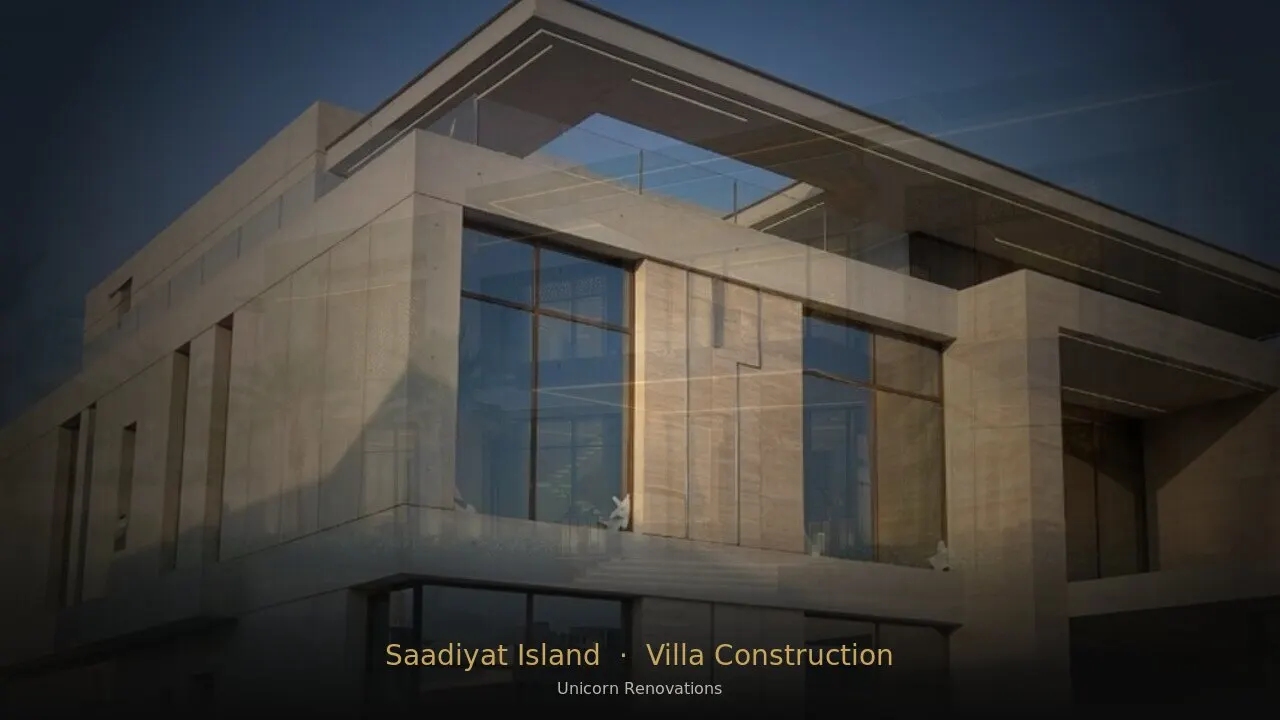 Villa Construction in Saadiyat Island