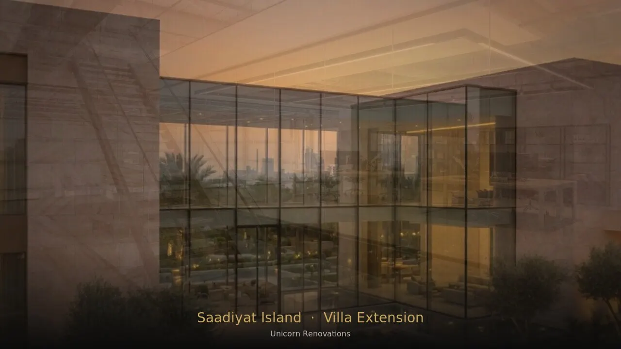 Villa Extension in Saadiyat Island