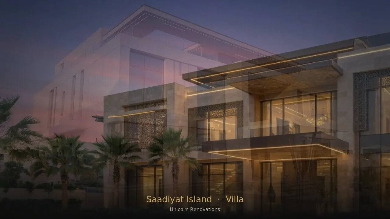Villa Renovation in Saadiyat Island