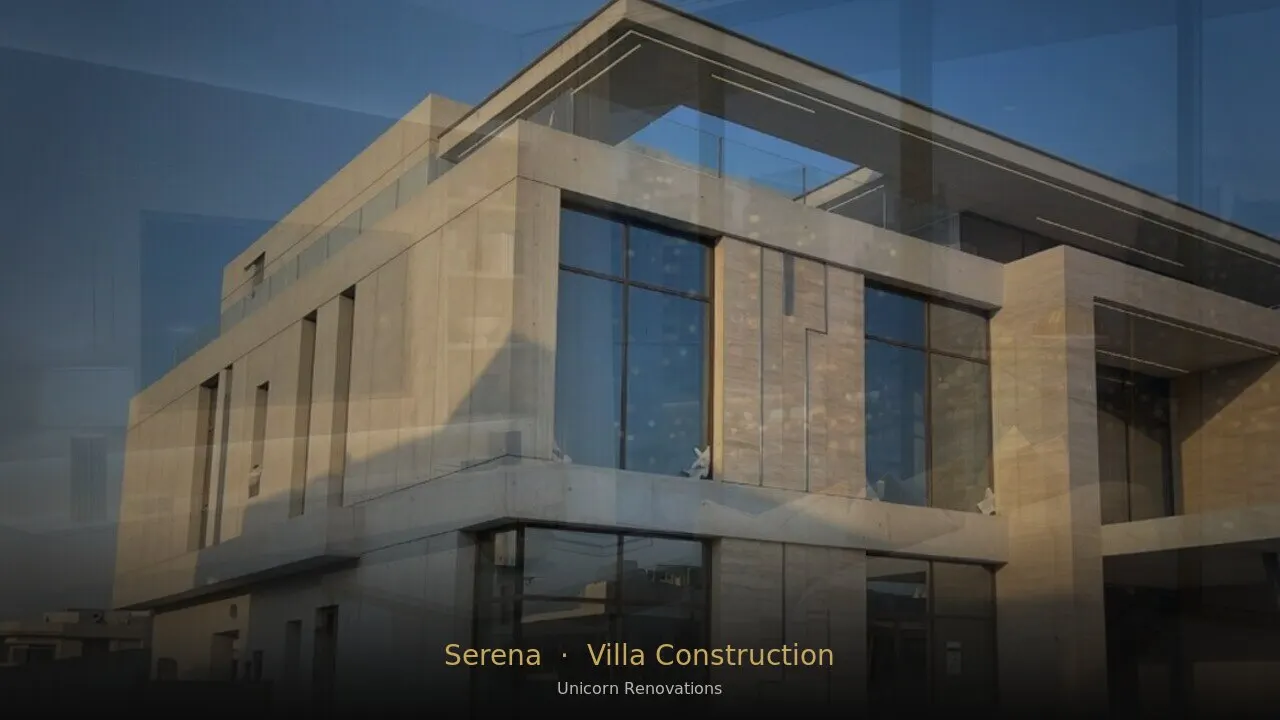 Villa Construction in Serena