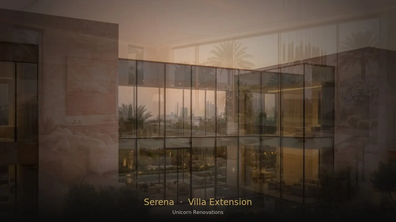Villa Extension in Serena