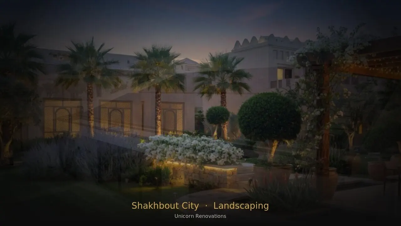 Landscaping in Shakhbout City