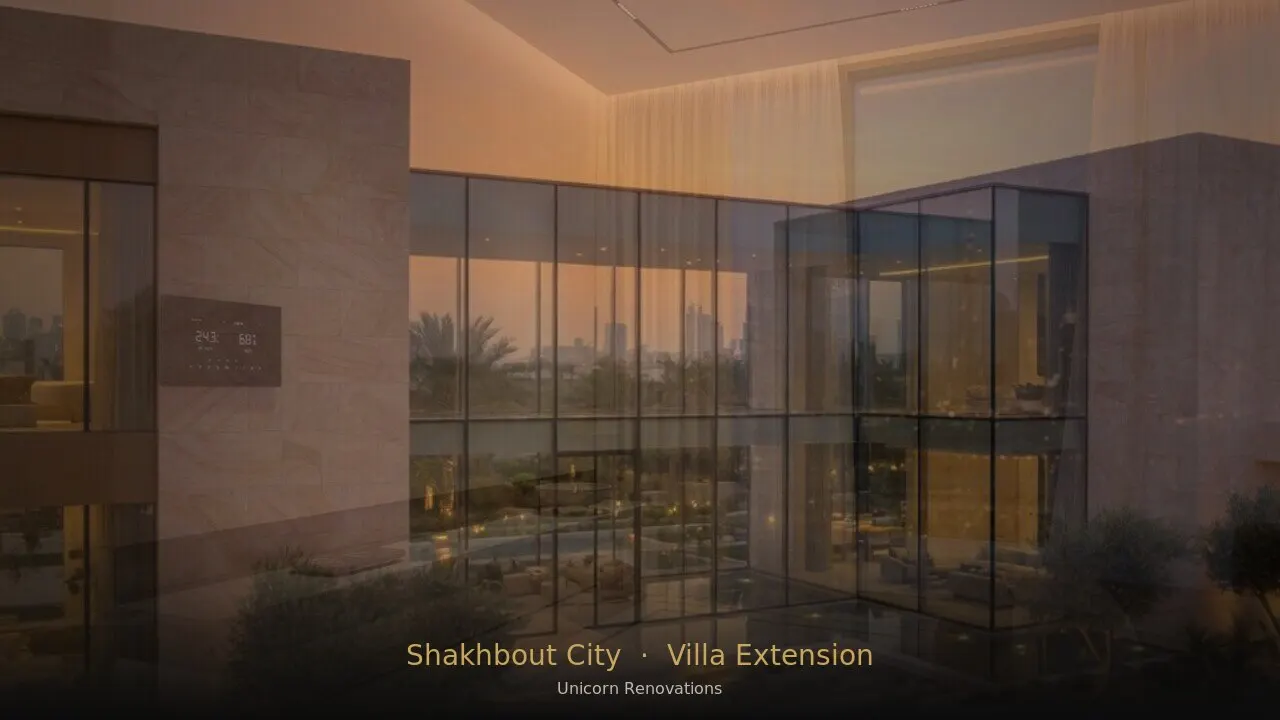 Villa Extension in Shakhbout City