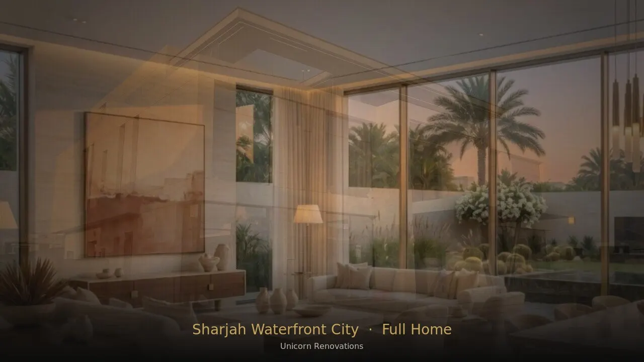 Full Home Renovation in Sharjah Waterfront City