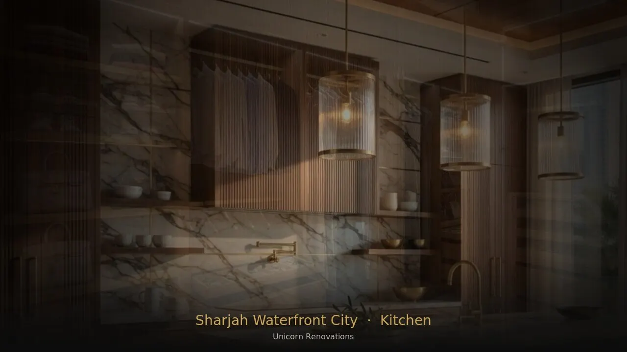 Kitchen Renovation in Sharjah Waterfront City