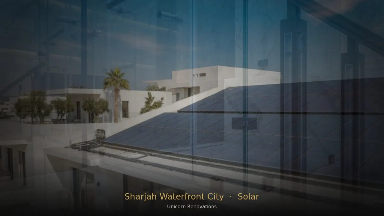 Solar Solutions in Sharjah Waterfront City