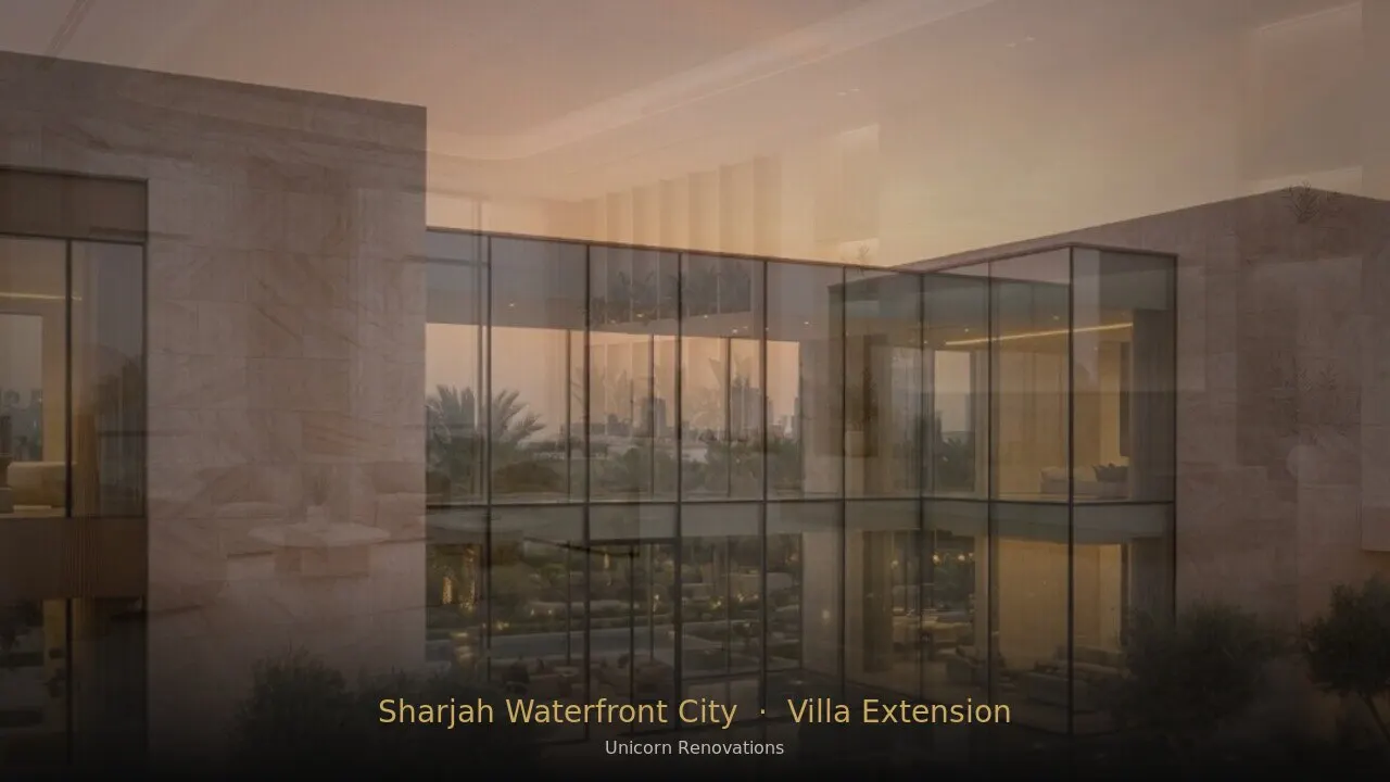 Villa Extension in Sharjah Waterfront City