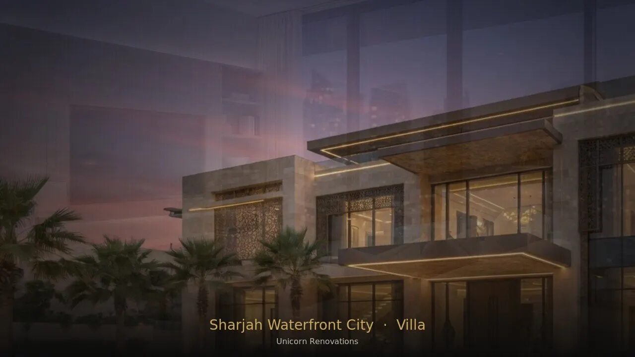 Villa Renovation in Sharjah Waterfront City