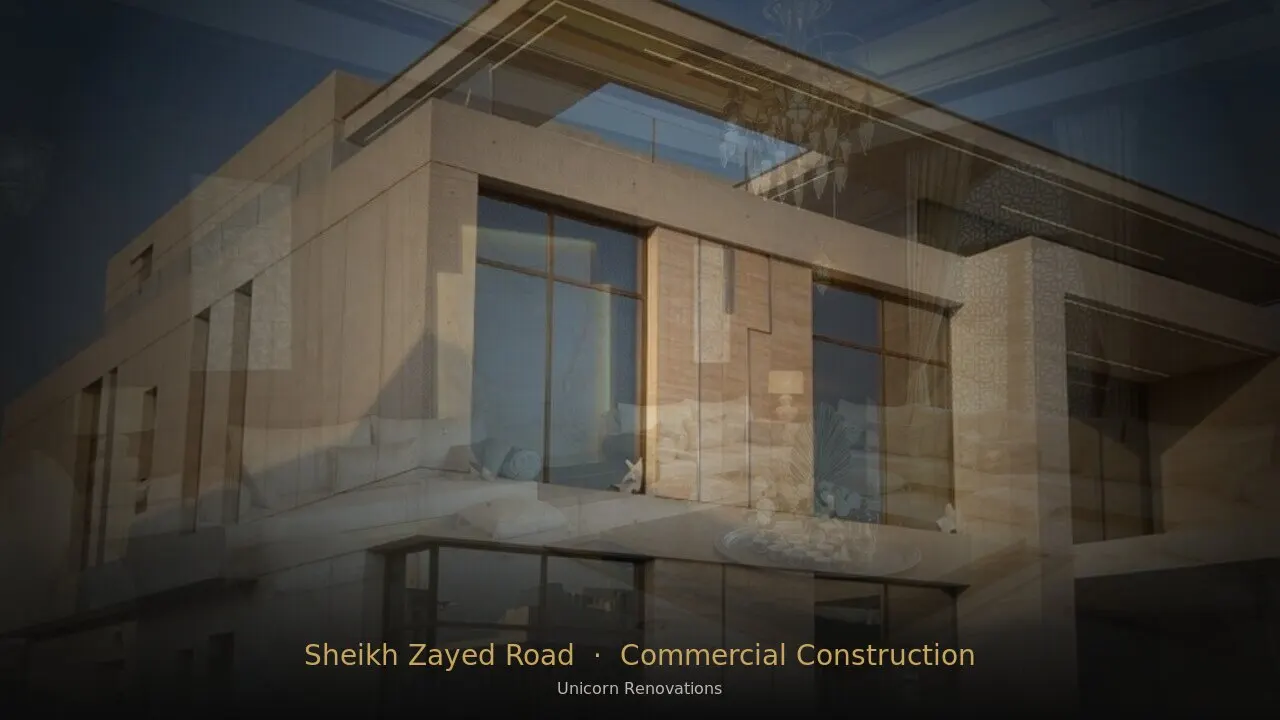 Commercial Construction in Sheikh Zayed Road