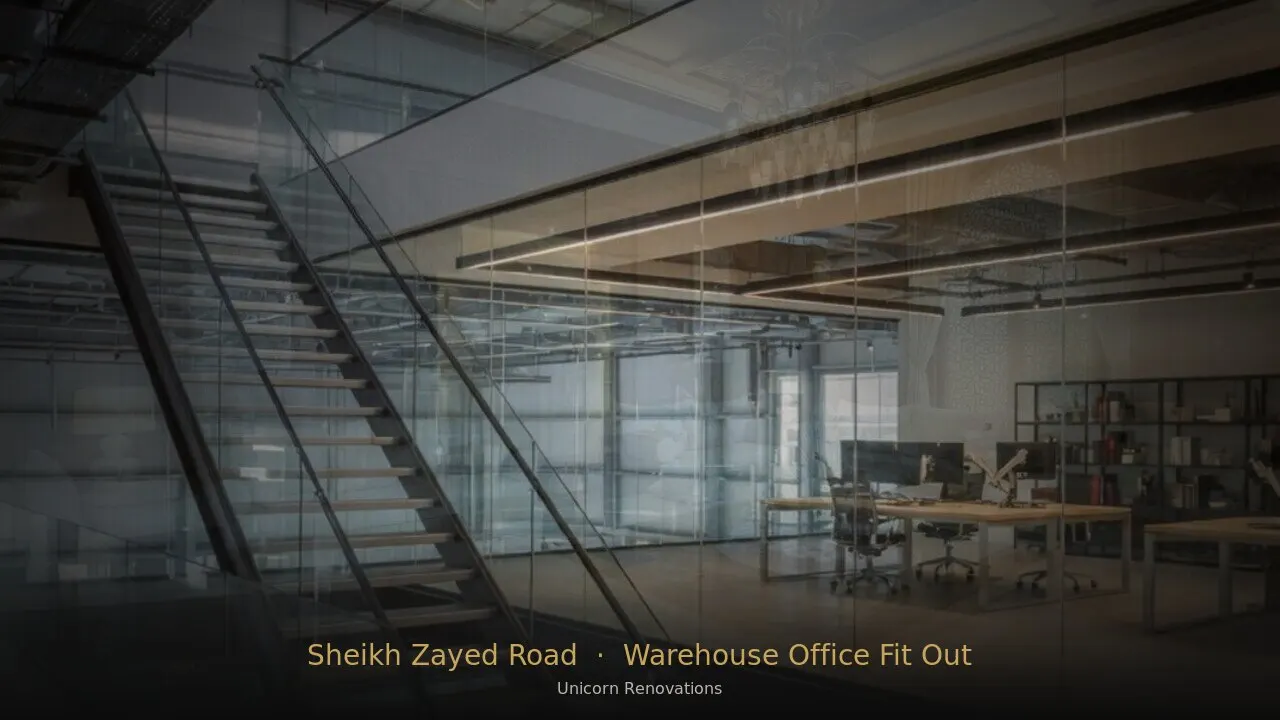 Warehouse Office Fit-Out in Sheikh Zayed Road